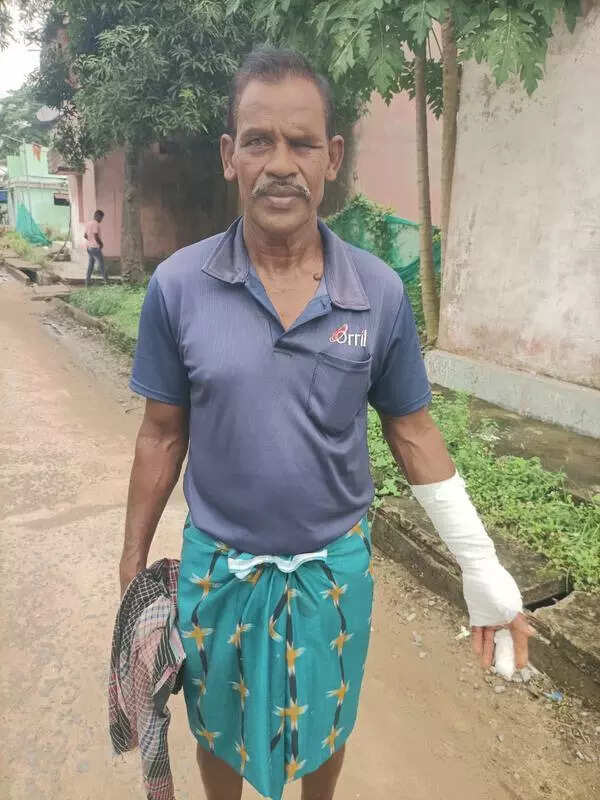 Crocodile attacks man in Bhitarkanika