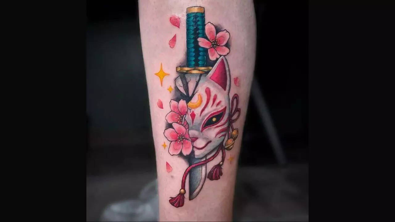Style, font, colours of tattoo