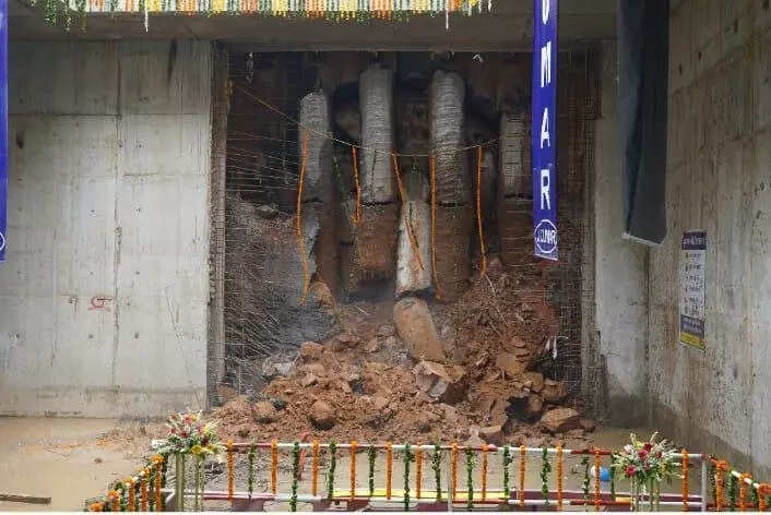 Underground tunnel work on Aerocity corridor done