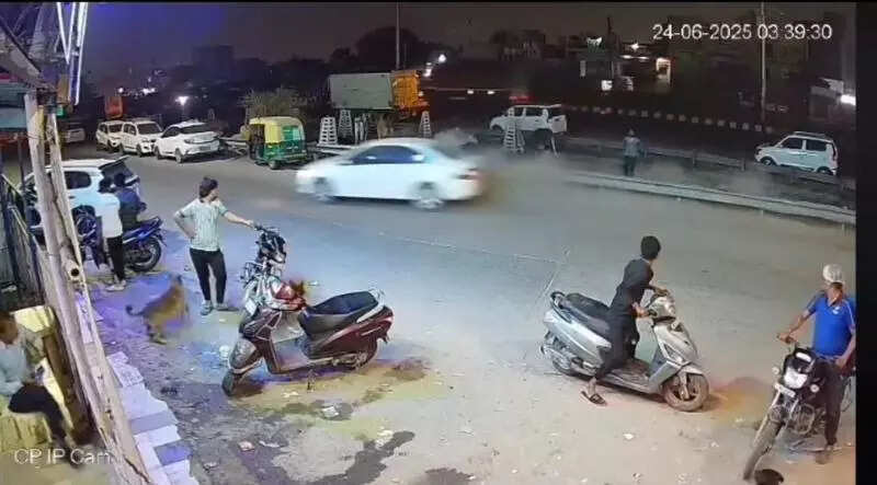 Owner of car that ran over LLB student on e-way near Hero Honda Chowk traced, driver still on the run