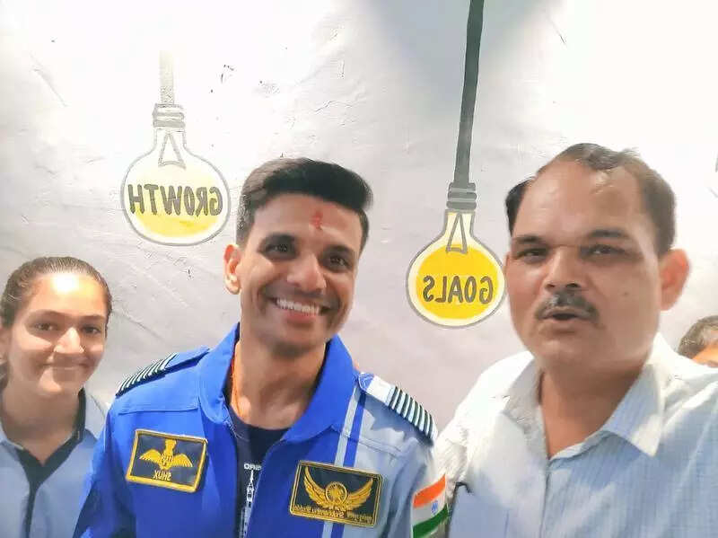 ‘A boy once nervous about math marks makes a mark in space’