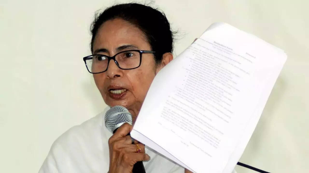 'Like BJP stooge': Mamata claims ECI covertly introducing NRC in Bengal