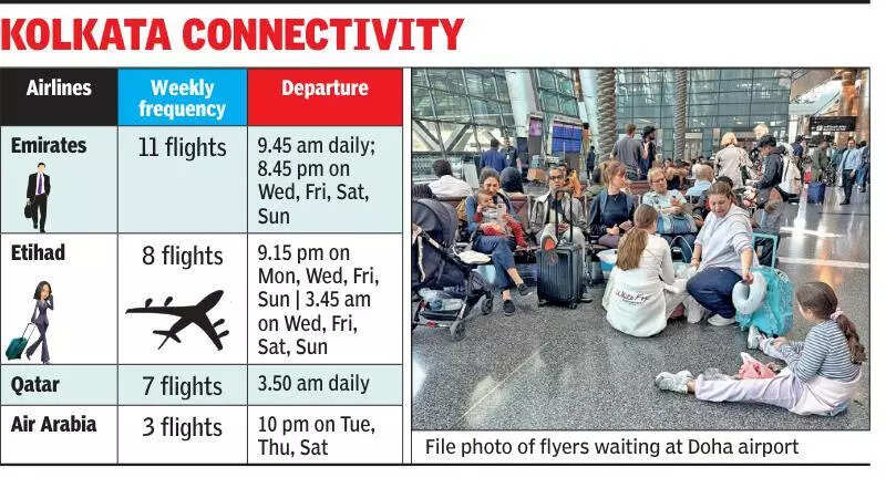 Europe, US flights via Middle East back to normal schedule