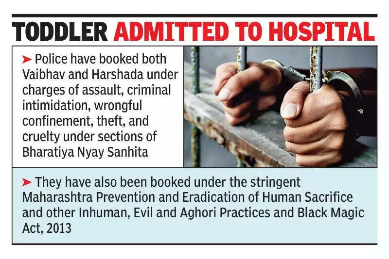 Maid’s 2-year-old burnt, hit to ‘drive out evil spirit’, employer couple held