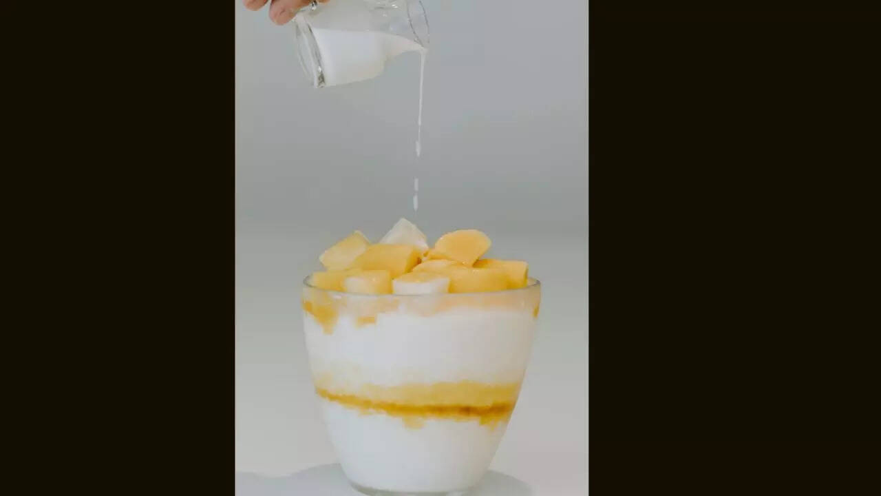 Korean mango milk