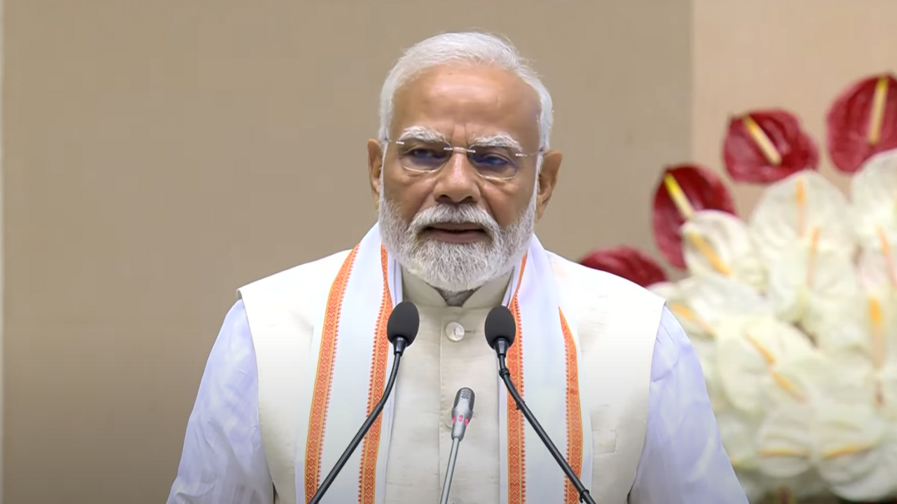 Watch: PM Modi's ‘Jo humein chhedega’ remark draws loud applause at Jain event