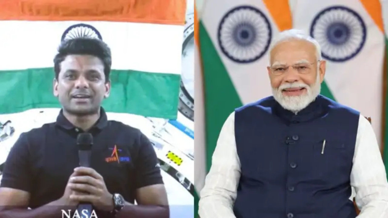 India appears truly grand from space: Shubhanshu Shukla tells PM Modi