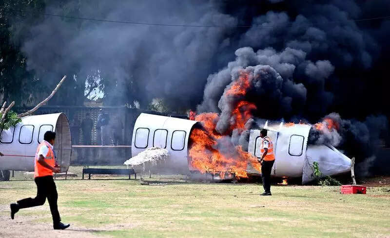 Chennai airport conducts full scale emergency mock drill to assess crash preparedness