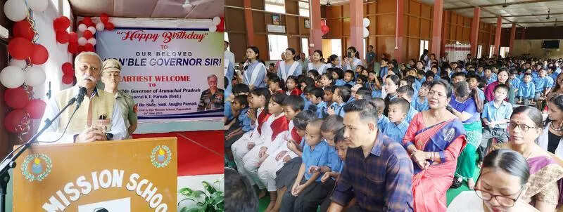 Arunachal guv celebrates b’day with underprivileged kids