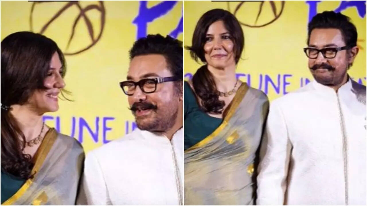 Aamir Khan’s GF Gauri Spratt takes a dig at his acting skills