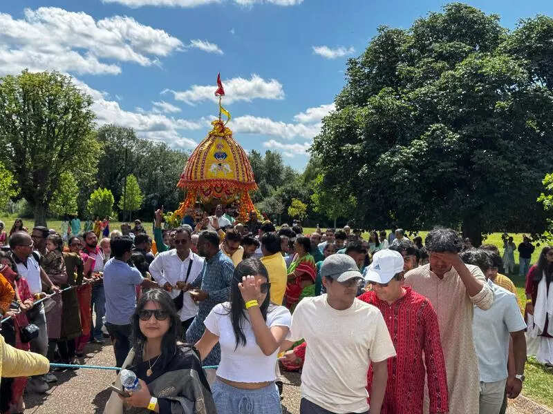 Rath Yatra celebrated in England’s Slough