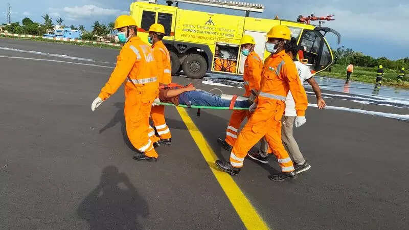 Capital airport conducts mock drill