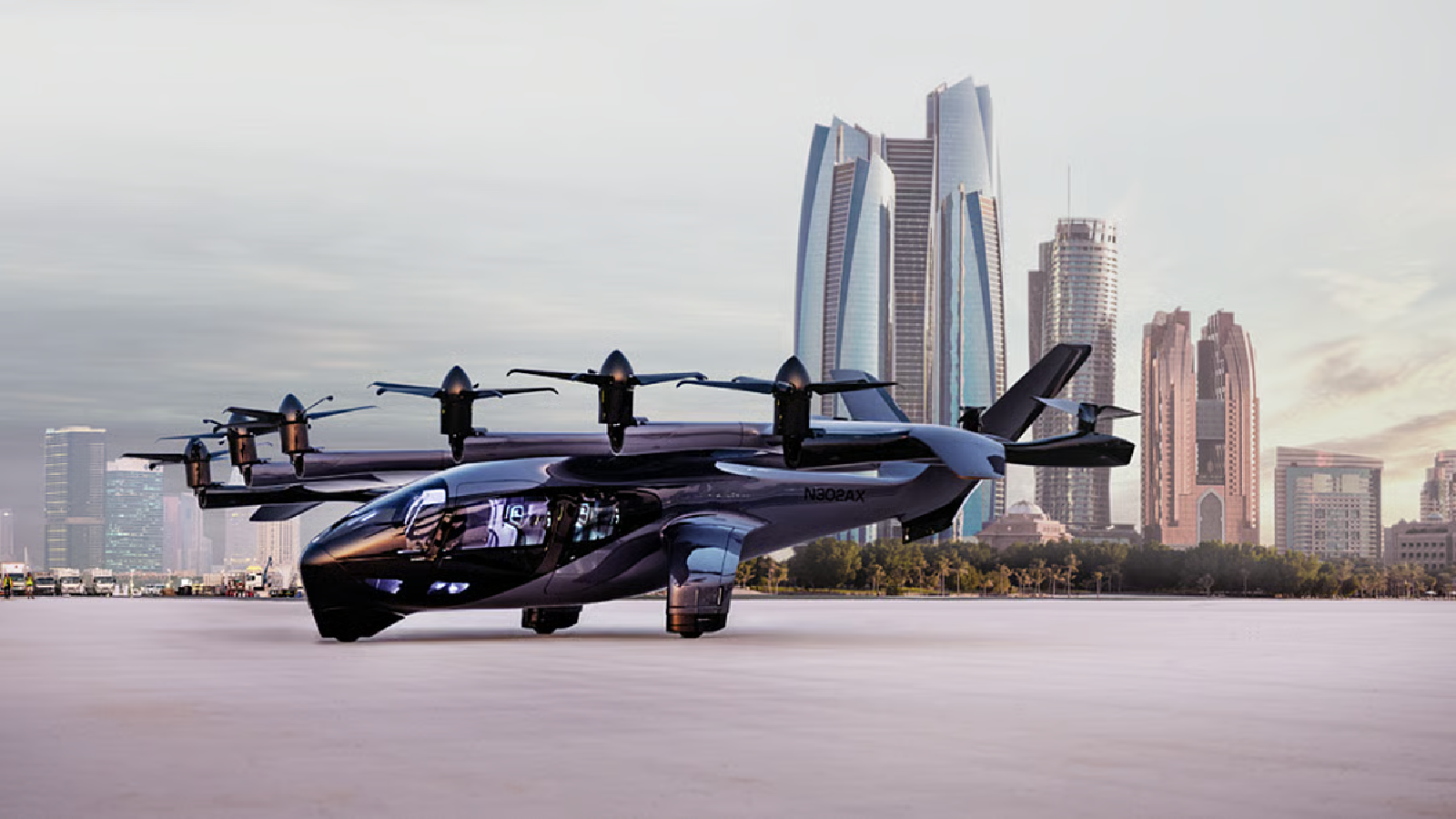 Flying taxis in UAE can now use existing helipads together with helicopters