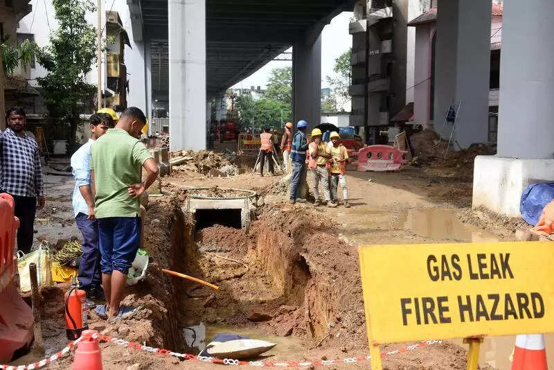 Gas leak sparks panic in city, no casualties reported
