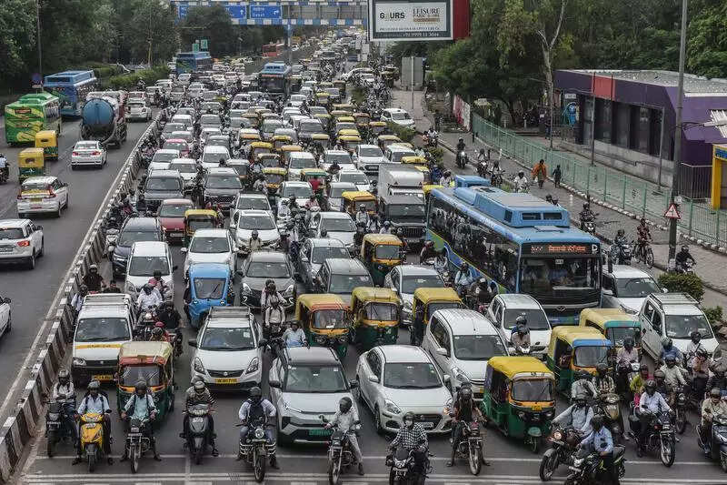 Chaos Chokes Chirag Dilli Intersection