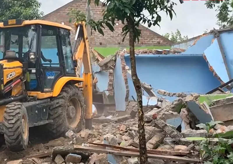 228 bighas of encroached land cleared in Lakhimpur