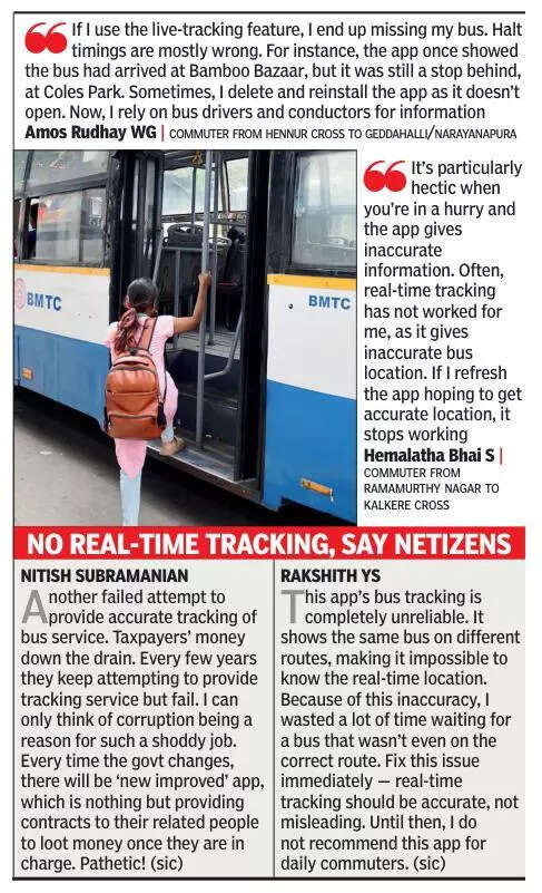Inaccurate and a hassle: Namma BMTC app gets thumbs down