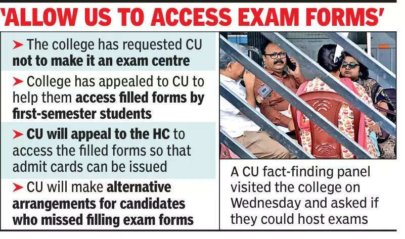 Do not schedule exams here: College plea to CU