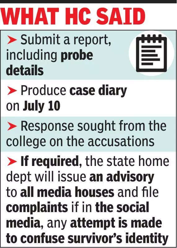 Our current concern is probe progress, submit case diary and report, HC tells state
