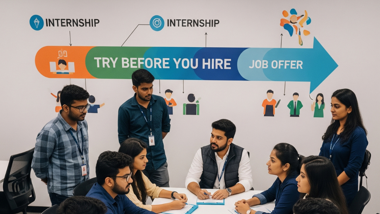 ‘Try before you hire’ trend grows as 50% internships turn into job offers; rigorous selection process by GCCs