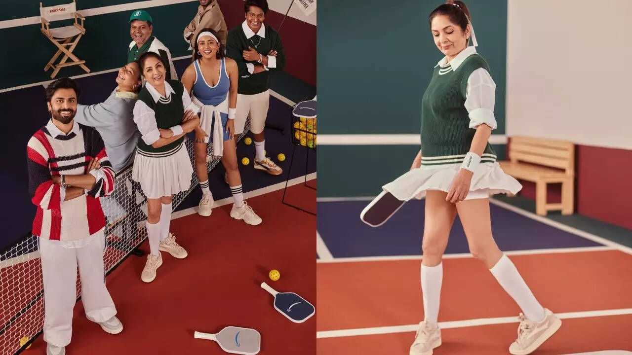 Panchayat S4 cast drops pickleball photoshoot