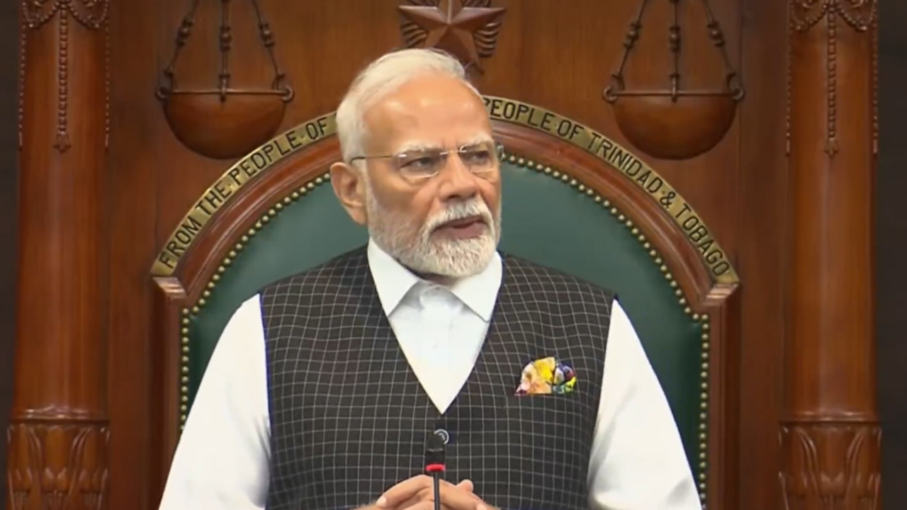 ‘We cheer for West Indies cricket team except when … ‘: PM Modi’s cricket banter in Trindad & Tobago Parliament draws laugh – video