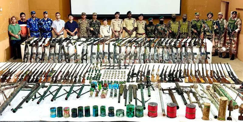 Arms haul in Manipur: Over 200 illegal weapons seized