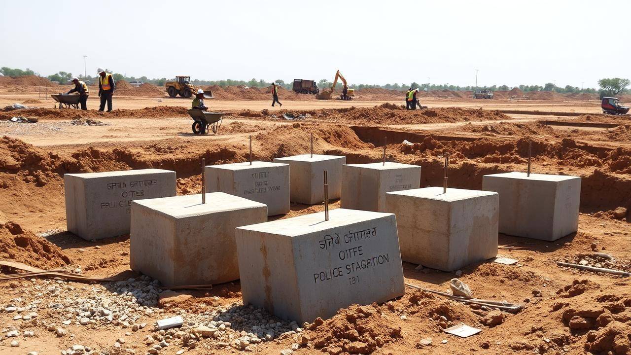 Foundation laid for 4 police stations in Vikarabad