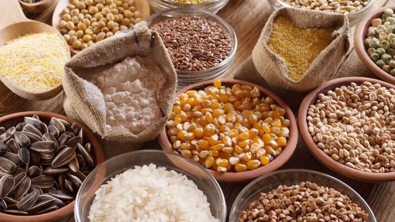 Grains and lentils