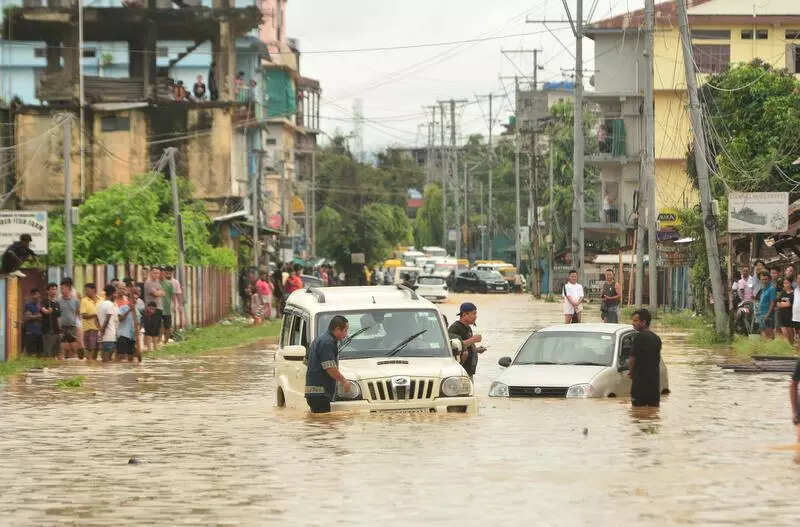 3 die from electric shock; floods ravage Dimapur