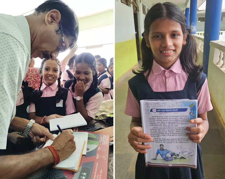 When a Konkani textbook hero showed up to inspire school students in Goa
