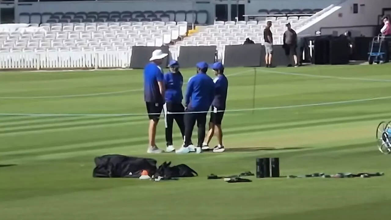 Watch: What’s brewing? Gambhir, India staff spotted in intense inspection of Lord’s pitch