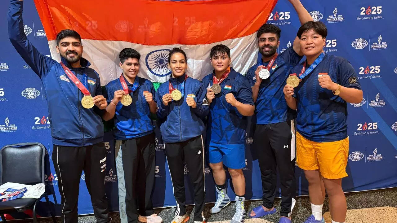 Indian defence forces shine at World Police and Fire Games: BSF wins 74 medals, CISF 64; India finishes third with 560 medals