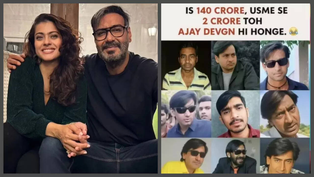 Kajol REACTS to meme on husband Ajay Devgn's lookalikes