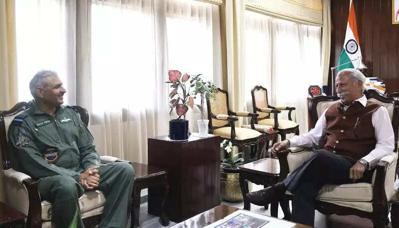 Encourage local youths to join armed forces: Parnaik to Air Marshall Singh