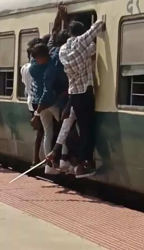 Suburban trains — new battleground of rogue students