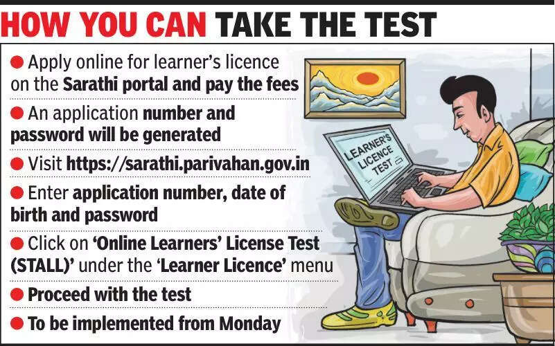 Take your learner’s driving licence test from home in Gujarat