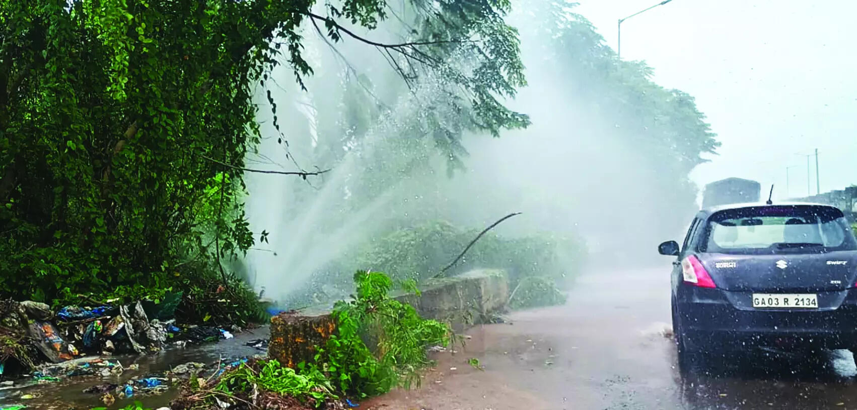 Serial ruptures: 3rd case of water pipeline damage at Guirim in 2025
