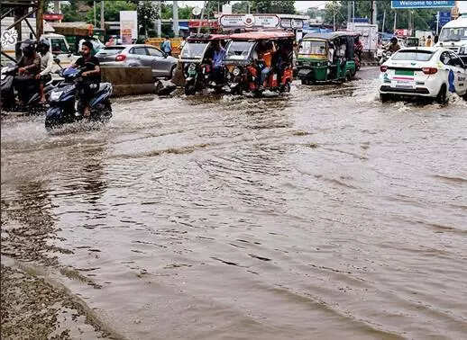 Border flooded, but not for rain: No drain at Kapashera, GMDA’s plan still on paper