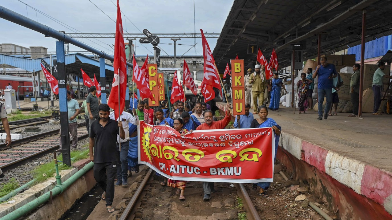 Bharat Bandh: Trade unions stage nationwide strike; why are they protesting and what they’re demanding