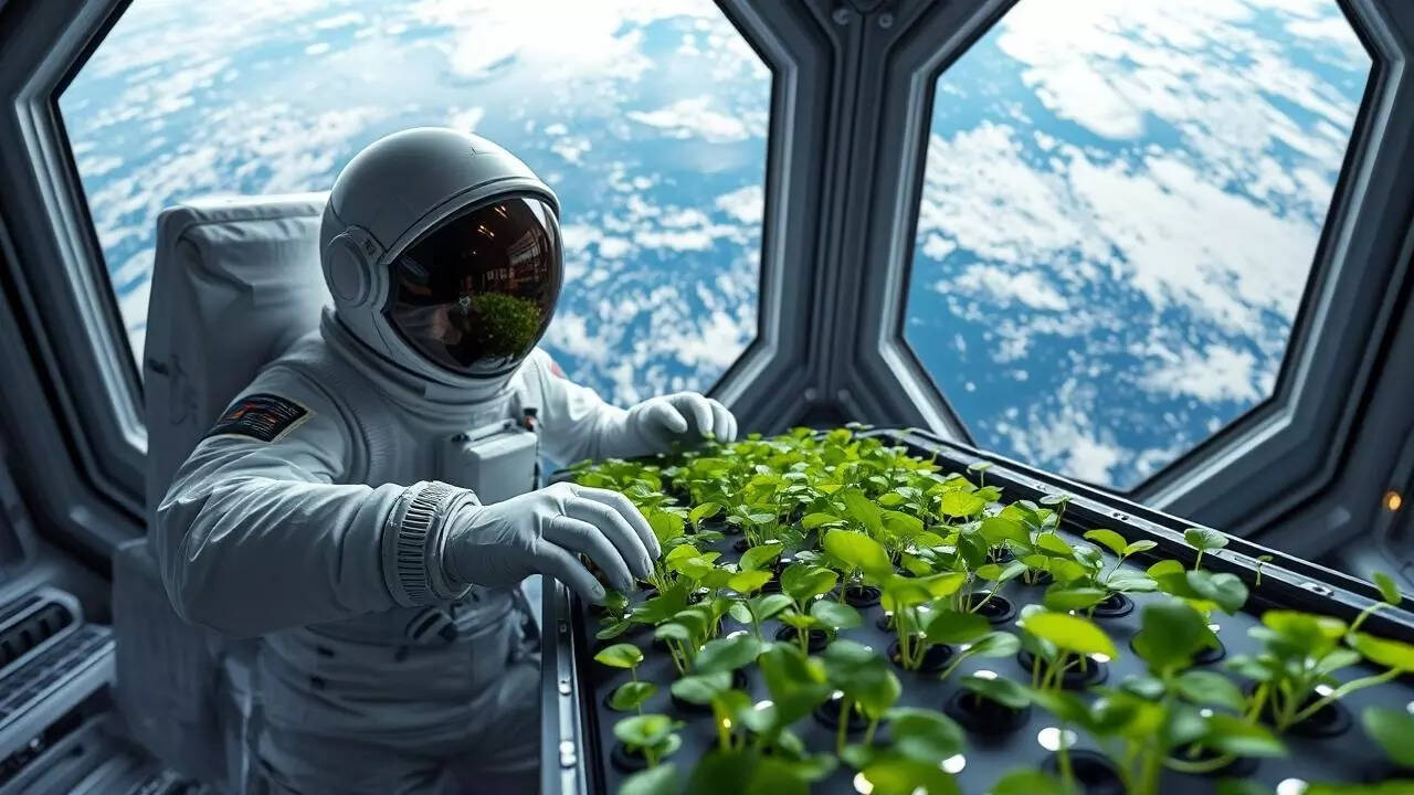 Space farming: Shubhanshu Shukla grows methi, moong on ISS; calls it ‘exciting and joyful work’