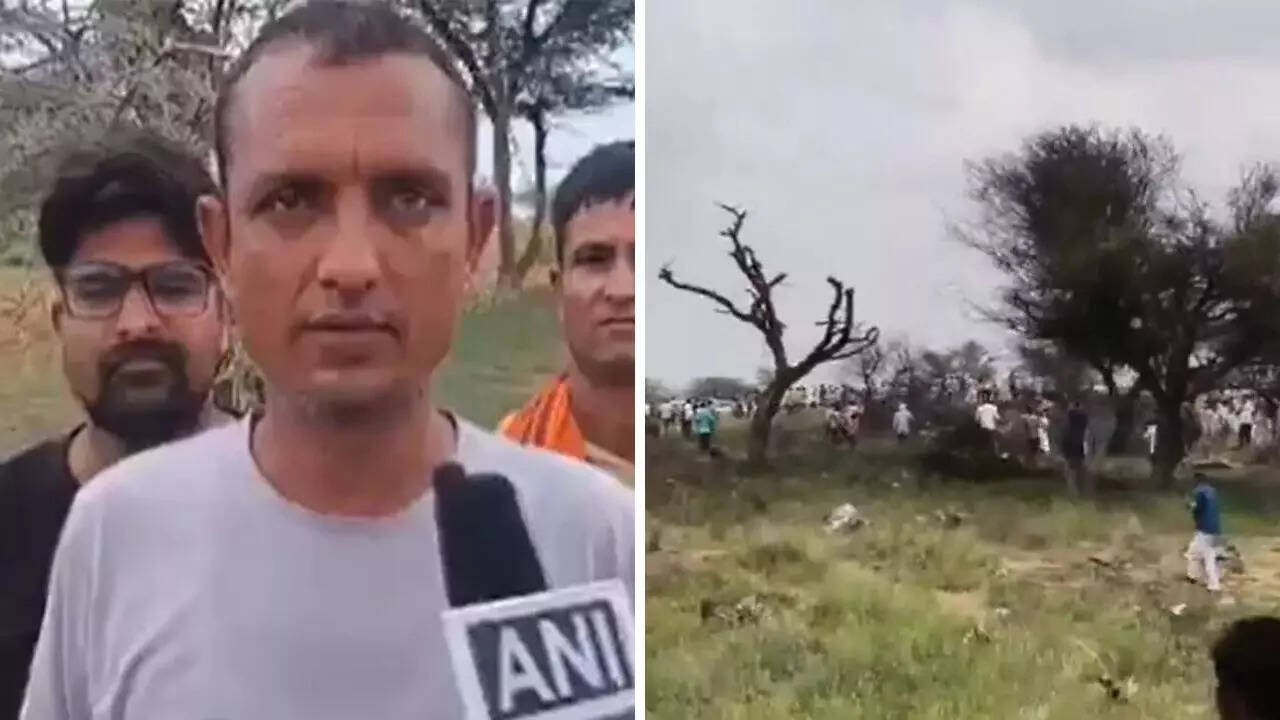 ‘He died trying to save village’: Eyewitness recalls scattered remains, a diary, and a pilot’s last act of bravery during fighter jet crash