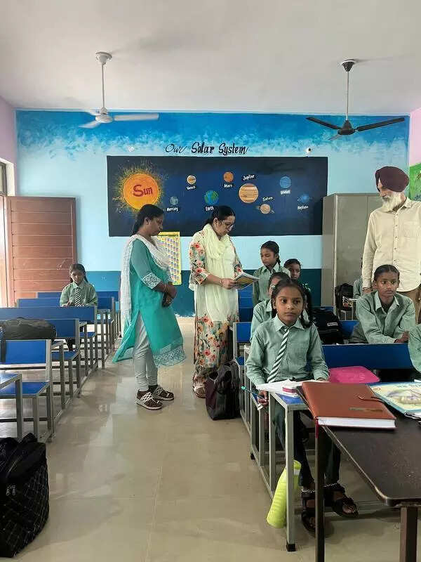 DEO inspects two government schools in Ludhiana