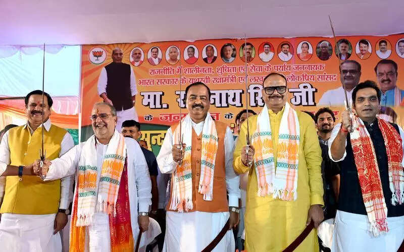 Lucknow celebrates its MP’s birthday with prayers & welfare activities