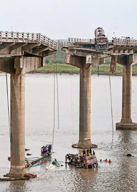 Four R&B engineers suspended after Gambhira bridge collapse