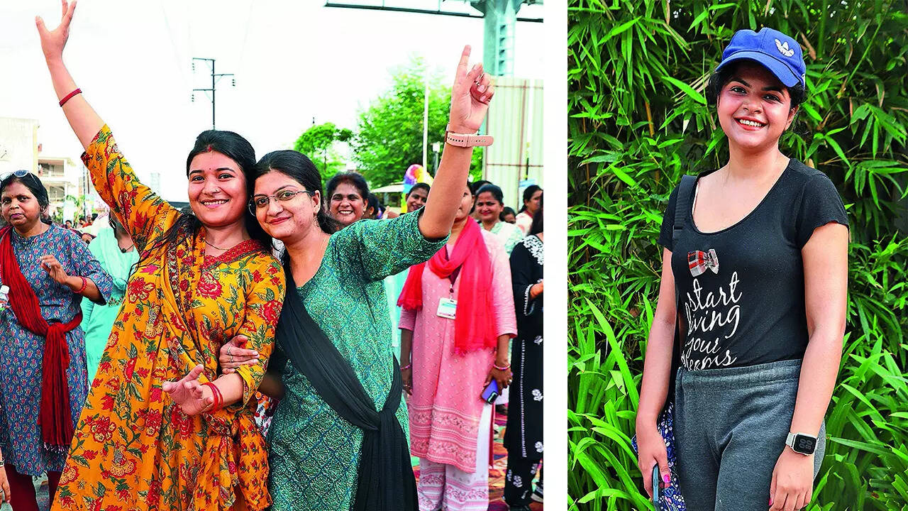 (L) Kanchan and Parveen (R) Dr Aishwary Gupta
