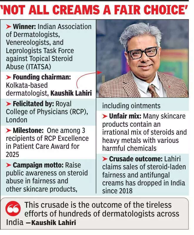 Global honour for drive led by Kolkata doctor against steroid misuse
