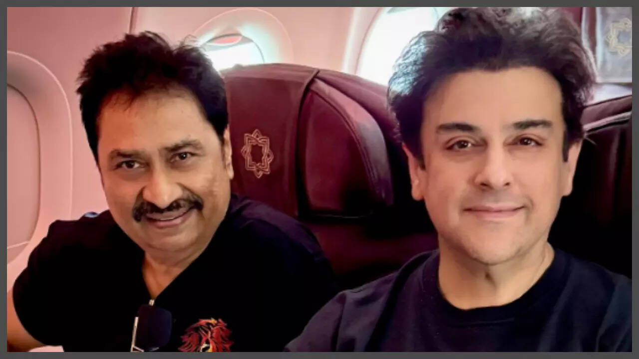 Adnan Sami meets the 'wonderful' Kumar Sanu on flight