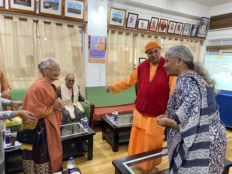 FM concludes 4-day Meghalaya sojourn with visit to Sohra RKM