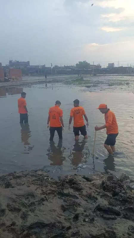 Body of man who fell into open drain after stepping on broken slab found